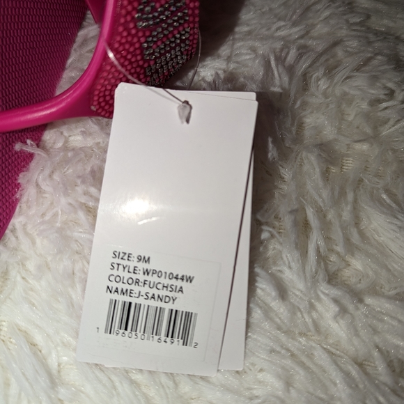 Nwt Juicy couture fuchsia Juicy Sandy sandals - Picture 8 of 16